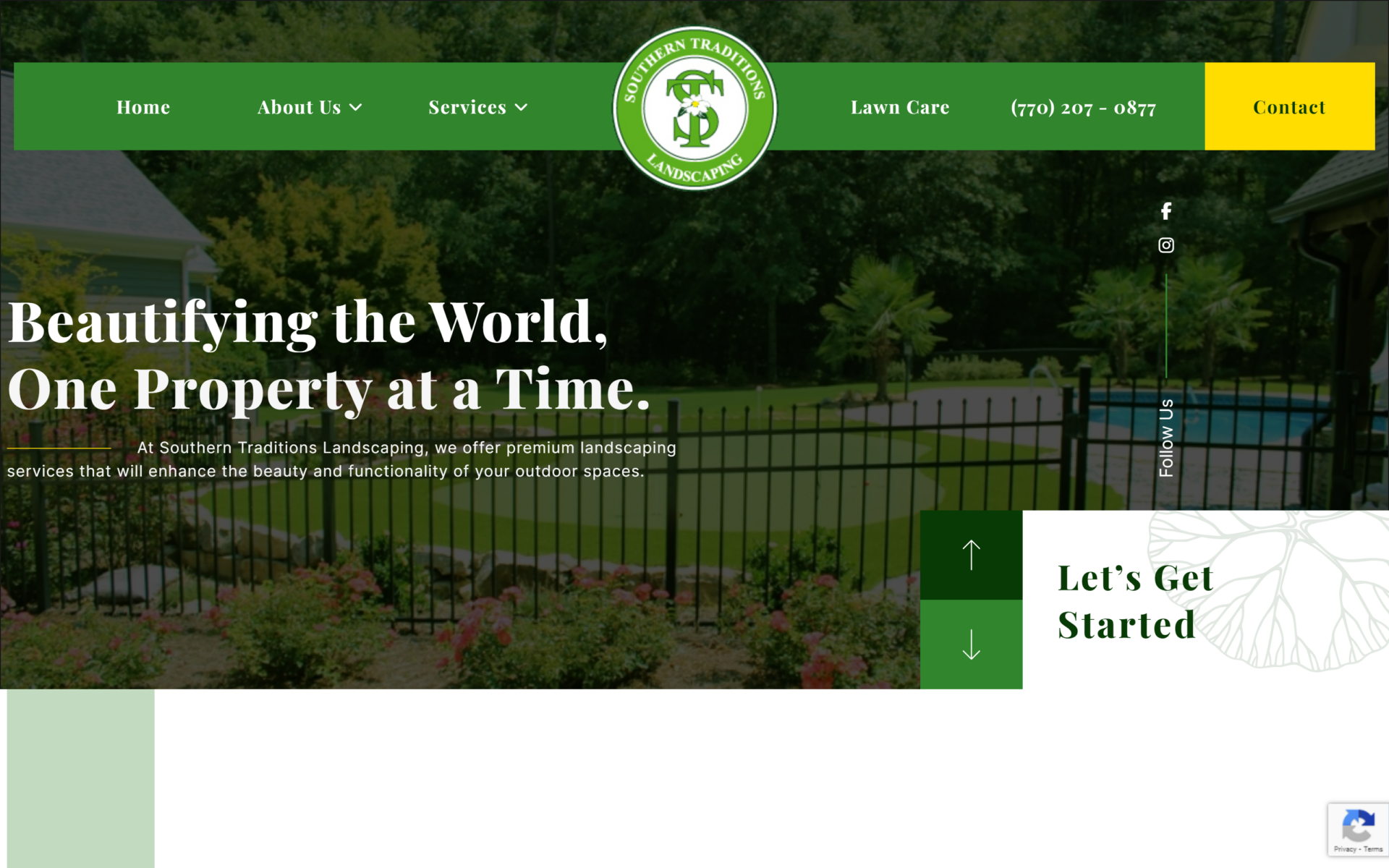 Southern Traditions Landscaping — Website
